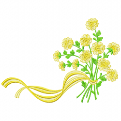 Flowers And Tree Embroidery Design 3